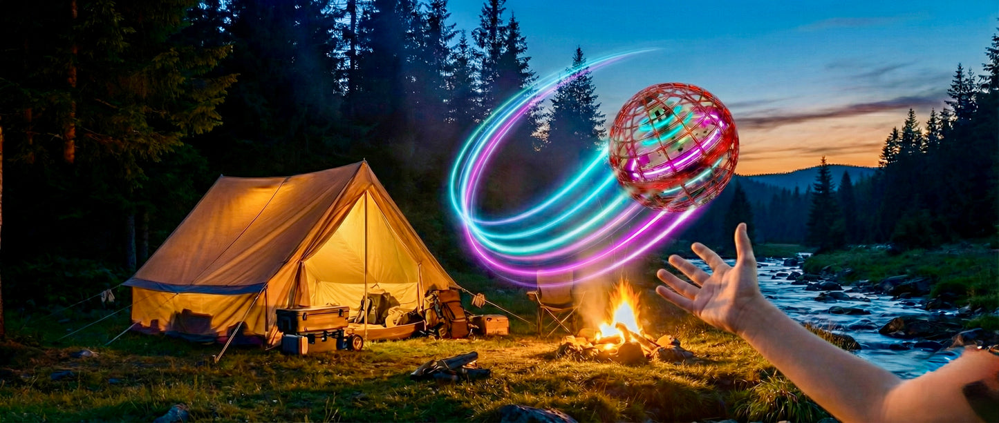 ShaggyFlex™ Orb Ball – LED Hand-Controlled Flying Toy