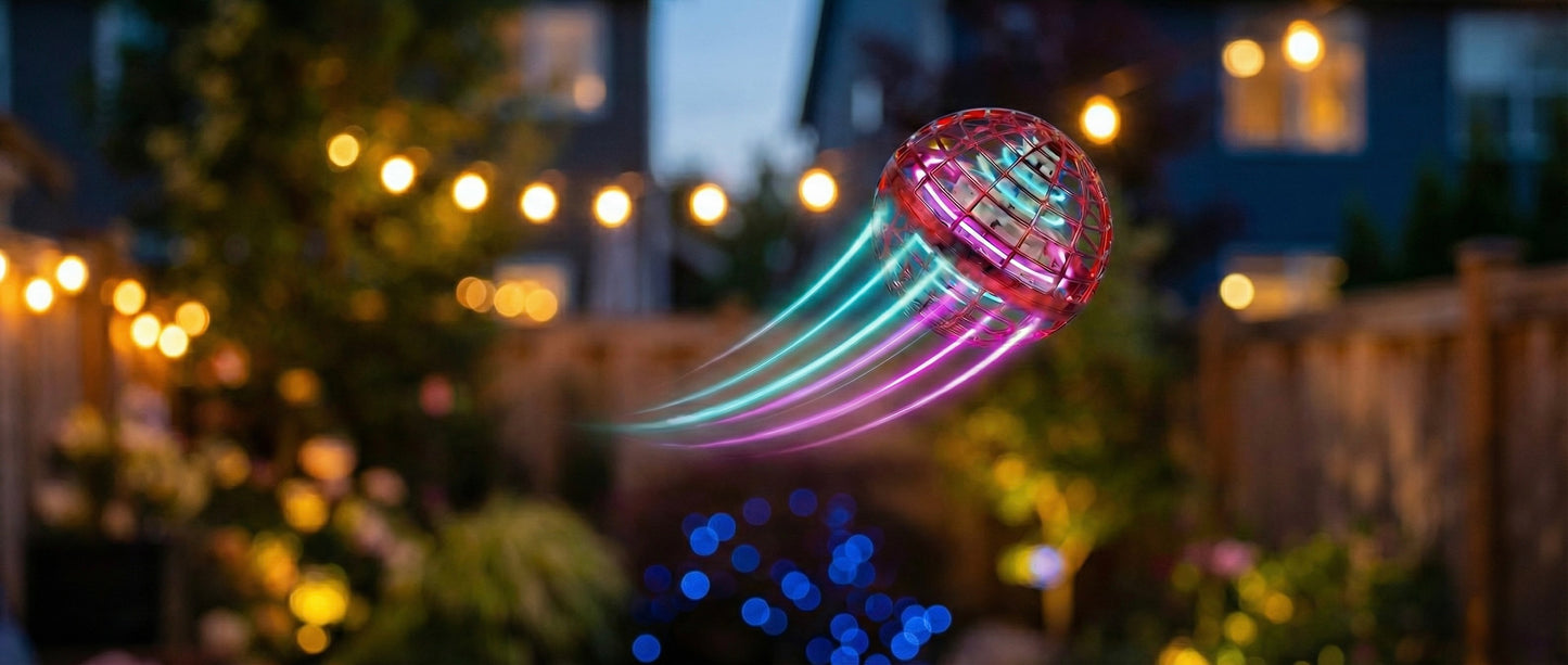 ShaggyFlex™ Orb Ball – LED Hand-Controlled Flying Toy